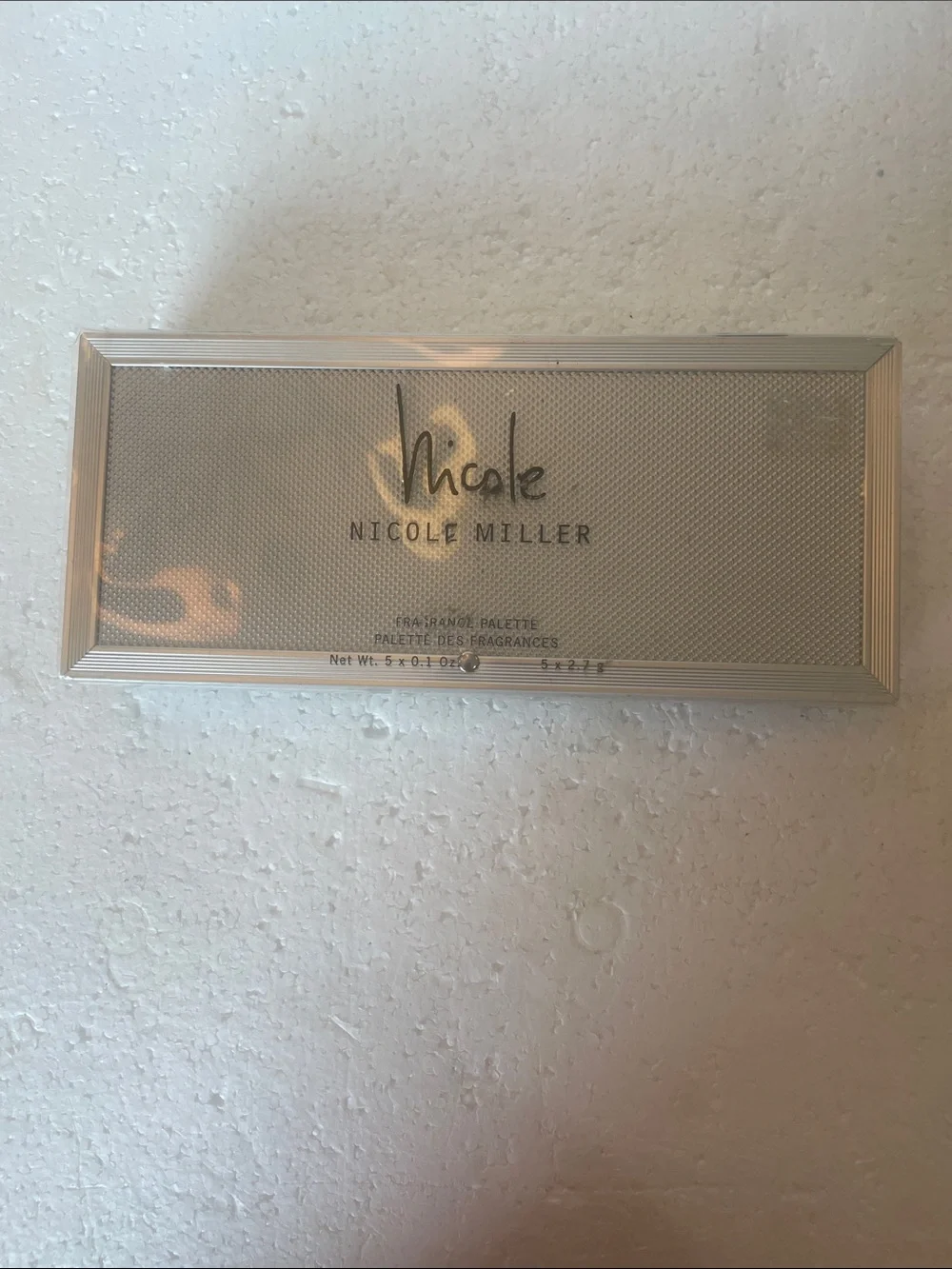 Nicole Miller pallette five fragrance powders and brush brushes new